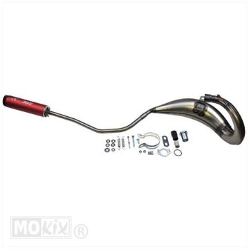 Exhaust e-nox evo-2 steel Derbi Senda 2000 DRD CE mark Tecnigas