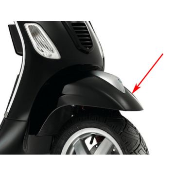 Front fender Vespa S black lucido 94 original 6665300090