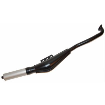 Exhaust Puch Maxi black/aluminum model proma