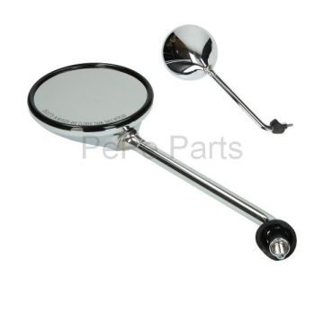 Left side mirror Piaggio Liberty chrome original CM020401