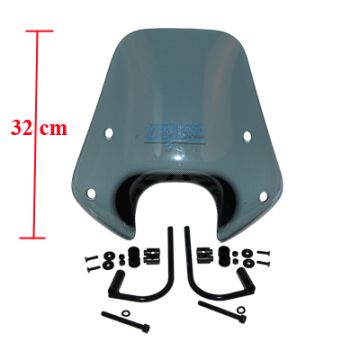 Windshield small/sports smoke Piaggio Zip 2/4-stroke 2000-> original 672481