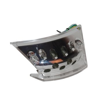 Taillight led + flashing lights built-in Piaggio Zip 2000-> transparent DMP