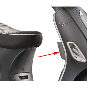 Legshield storage compartment titanium 742/b right original 65429500ez