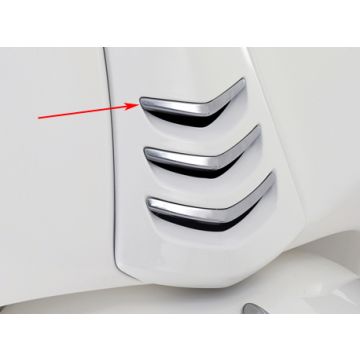 Decorative strip/grid chrome front shield middle Vespa primavera/sprint chrome top piaggio original