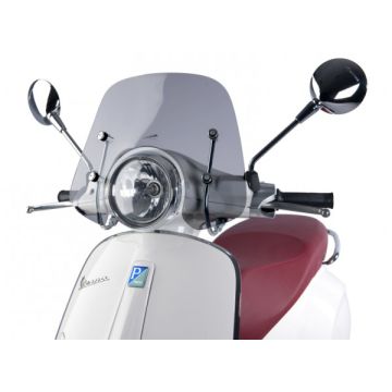 Windshield small / sport smoke Vespa Primavera 50-125-150 2013-> /Vespa Elettrica original 1b000909
