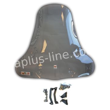 Windshield high smoke Niu MQI GT  Isotta