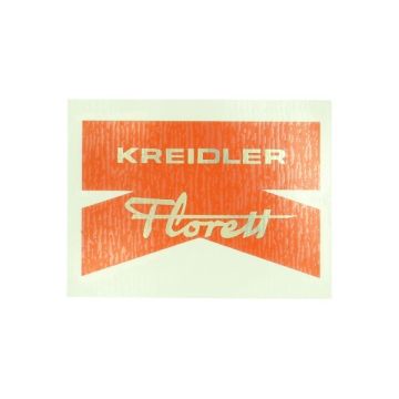 sticker rear fender kreidler florett red/gold