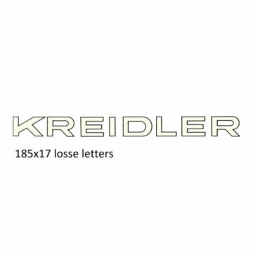 Sticker word [Kreidler] white/black