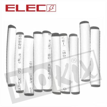 HEAT SHRINK TUBING 3.5mm x 40mm WHITE 10pcs