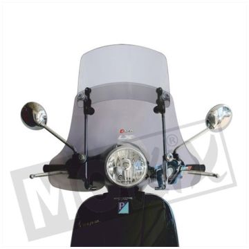 Windshield high clear Vespa LX 50-125-150 2005-2013 Twin-screen Faco H660