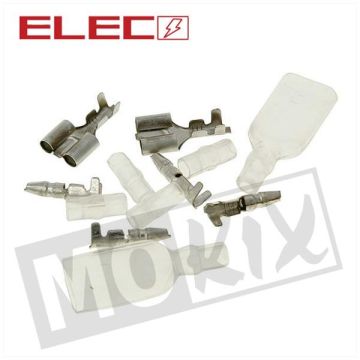 CONNECTOR PLUG PLUG SET 1/2 PINS (WR) 12pcs