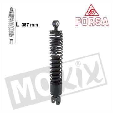 SHOCK ABSORBER KYMCO X-CITING 300 cc BLACK FORSA