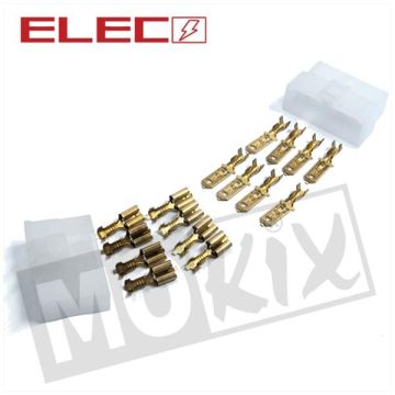 CONNECTOR PLUG PLUG SET 8 PINS 18pcs ELEC