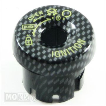 Ignition lock ring Yamaha Aerox/Neo's carbon