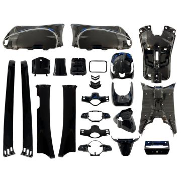Body / fairing kit  AGM VX / VXS / Riva / Riva Sport / China Lx glossy black 19 pcs new front