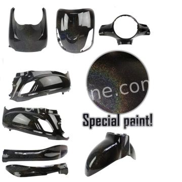 Body / fairing kit Sym Fiddle 2 cameleon / rainbow / psychedelic 8 pcs