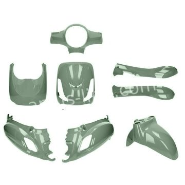 Body / fairing kit Sym Fiddle 2 olive green 8 pcs