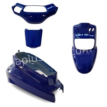 Body / fairing kit Yamaha BW's / MBK Booster 12 inch  2004-> metallic blue 4 pcs