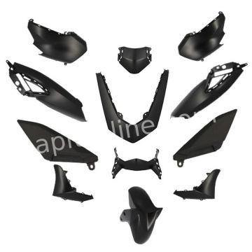 Body / fairing kit Yamaha NMAX 2021-> matt black 12 pcs