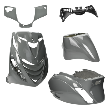 Body/fairing kit SP look Piaggio Zip Audi nardo grey 5 pcs