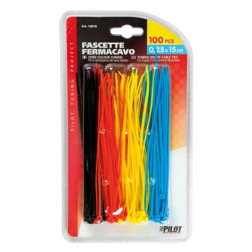 Tiewrap/pull straps 150x2.5mm set 100 pieces Bulba