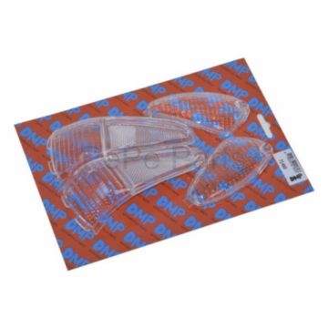 Flashing light lens set Gilera Runner white DMP