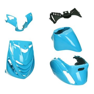 Body/fairing kit SP look Piaggio Zip Porsche GT-3 blue DMP 5 pcs