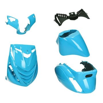 Body / fairing kit SP look Piaggio Zip Porsche GT-3 blue EVO-1 closed DMP 5 pcs