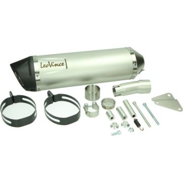 Piaggio MP3 500cc aluminum/carbon exhaust | Leovince lv one evo