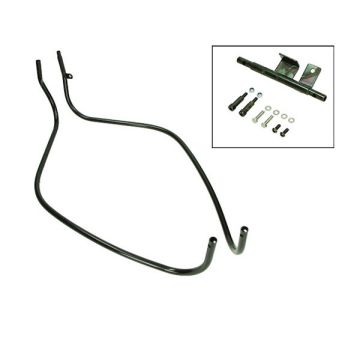 front decorative bracket set (made in EU) lx/ vespa/ vespa s gloss black