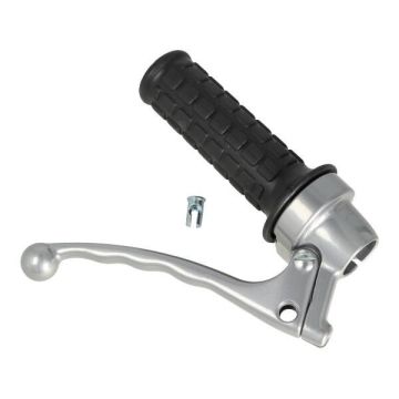 A-quality gas/brake lever Puch Maxi grey high-gloss lusito
