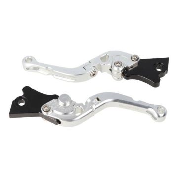 Adjustable cnc brake handle set Vespa Gts125/GTS250/GTS300cc black aluminum BGM
