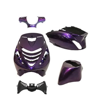 Body/fairing kit SP look Piaggio Zip Twilight purple EVO-1 DMP 5 pcs