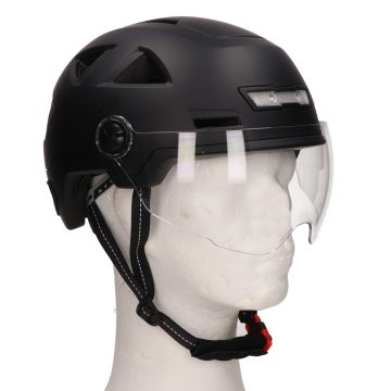 Speed pedelec Vito E-light helmet with matt black visor
