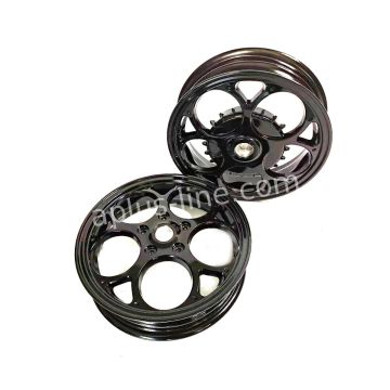 Rim Set Fitting Vespa Primavera/Sprint Gloss Black