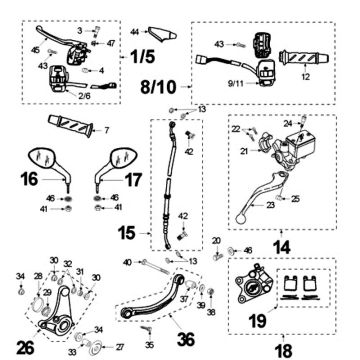 GAS HANDLE SPEEDFIGHT LC original