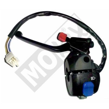 Handlebar switch complete with brake lever Peugeot Ludix 14 inch Pro left original 765830