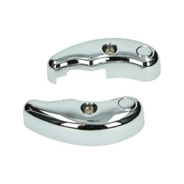 decorative piece swing arm front fork retro/tori chrome lower left orig