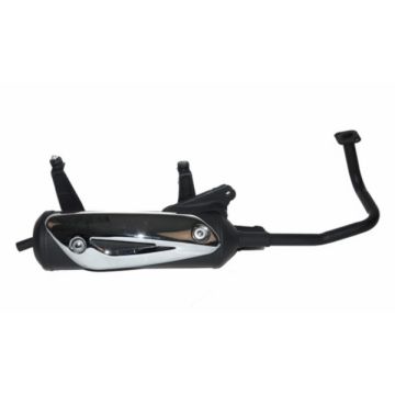 Exhaust China GY6 50 4-stroke with mudguard support