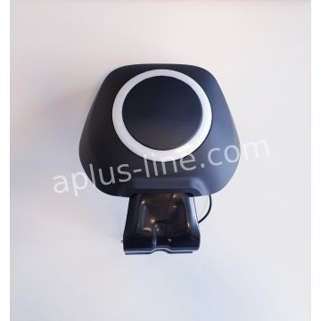 Backrest with LED lighting matt black fits the NIU N1