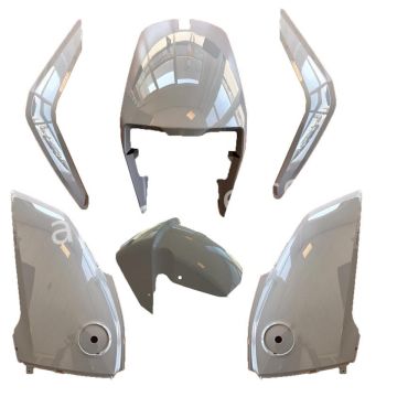 Body/fairing kit Super Soco Cux nardo grey 6 pcs