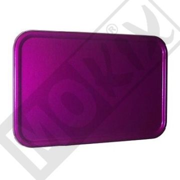 NUMBER PLATE PURPLE MEDIUM