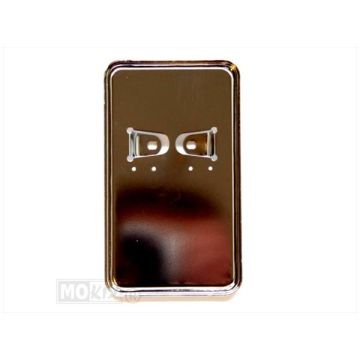 License plate holder 100 x 175 mm chrome