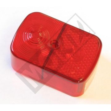Taillight lens Simson red