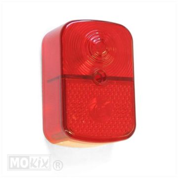 Taillight lens Simson red