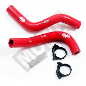 Cooling hose set silicone Yamaha Aerox red