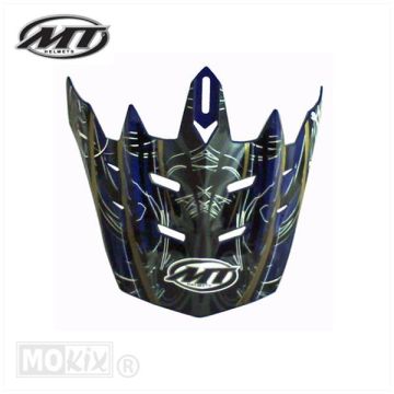 Helmet cover cross helmet Mt Mx-1 plague blue
