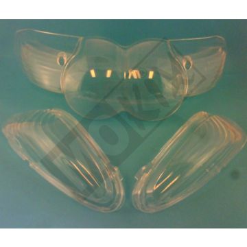 Flashing light lens set Yamaha Neos/MBK Ovetto >2007 transparant