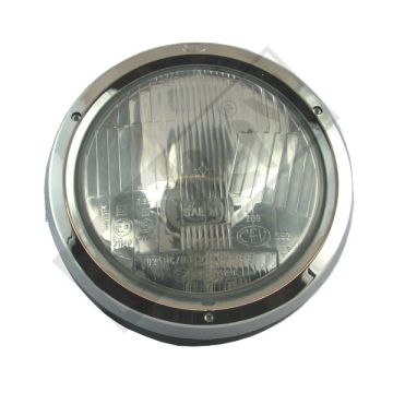 Headlight round Motorhispania 19cm halogen