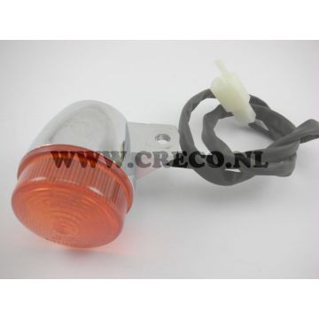 Flashing light AGM Grande Retro/Bella/Torino/Roma/Custom/Borsalino/Amaro/Classic/Aurora chrome front left